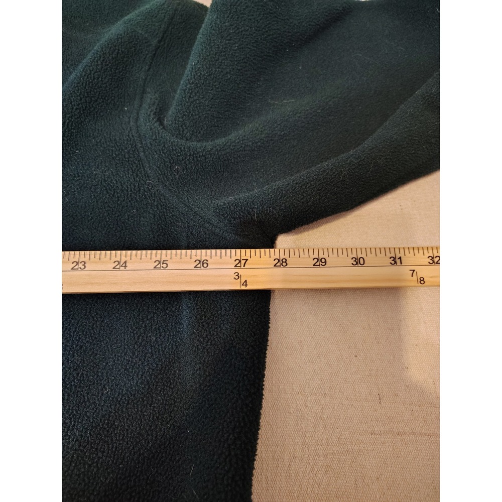 LL Bean Fleece Jacket Full Zip Dark Green Men's Casual Outdoor Warm Layer XXL HH - Picture 4 of 8